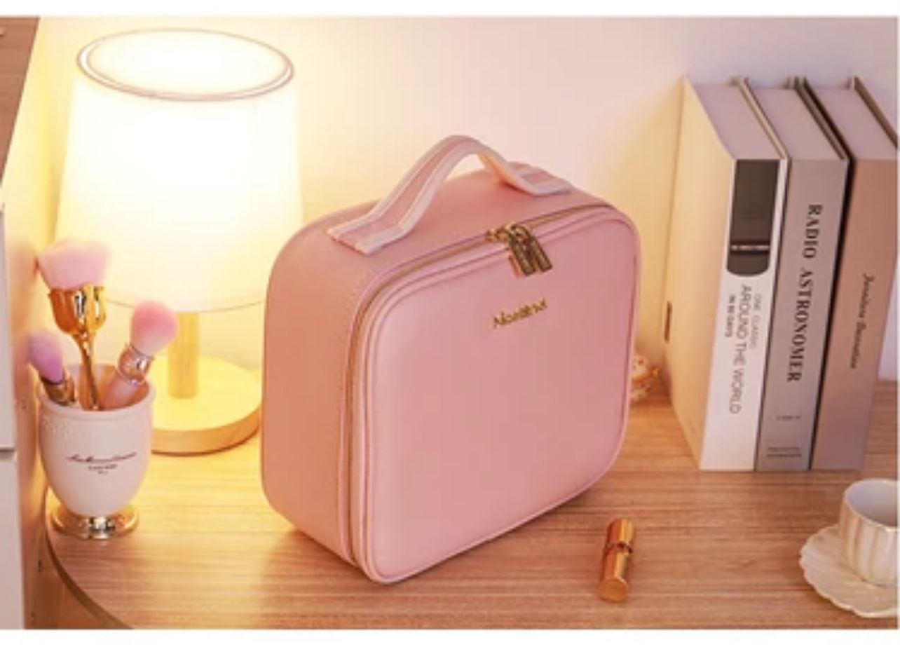 LED - Kosmetiktasche mit Spiegel